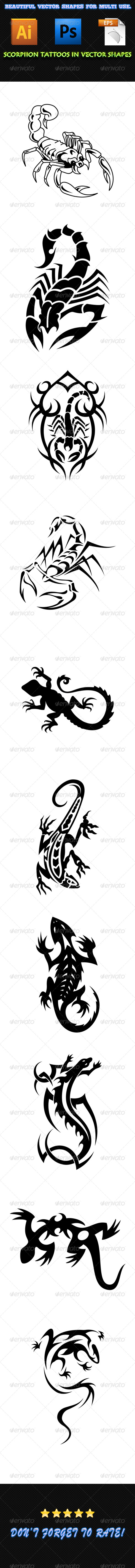 Scropion Tattoos 04 Scropion Tattoos 04