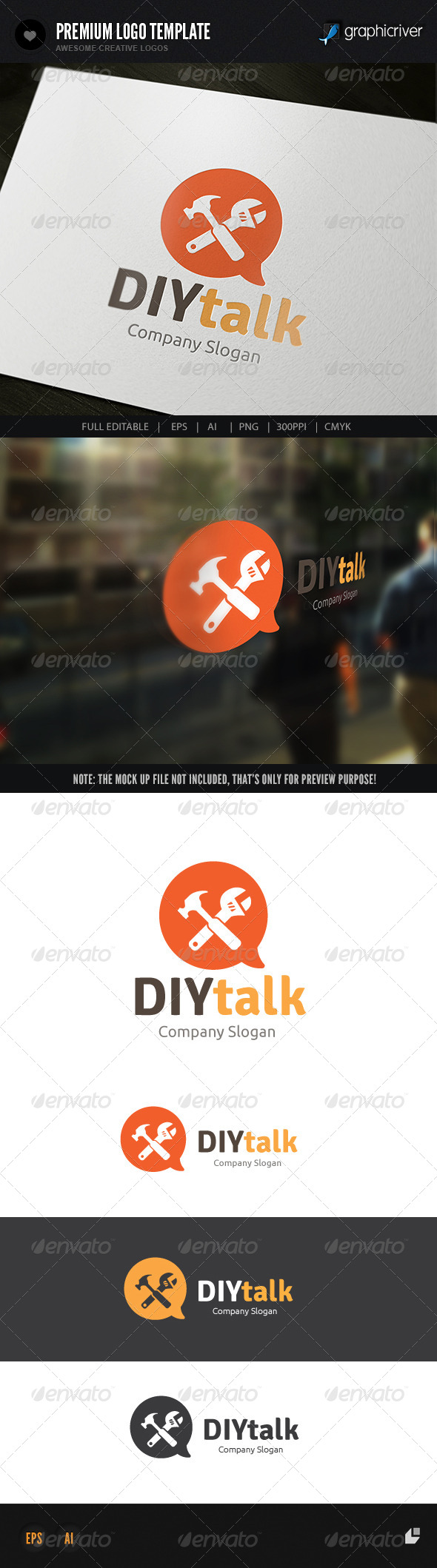 DIY Talk - Buildings Logo Templates