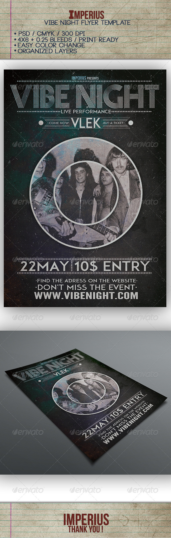 Vibe Night Flyer - Events Flyers