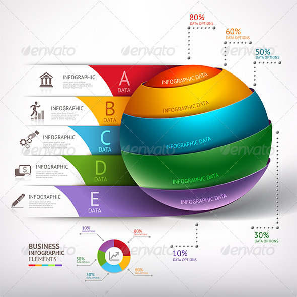 Modern Infographic Circle Ball Template Modern Infographic Circle Ball Template