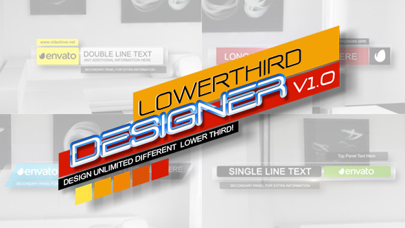 Lower Third Designer v 1.0 Lower Third Designer v 1.0