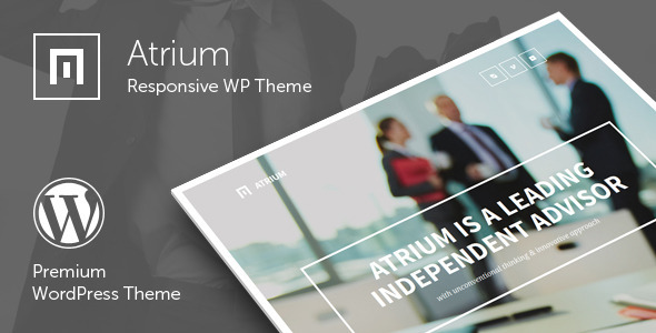 Atrium - Responsive One Page WordPress Theme