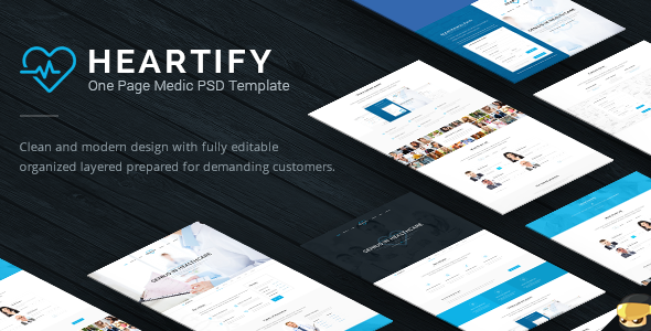 Heartify - Medic PSD Templates