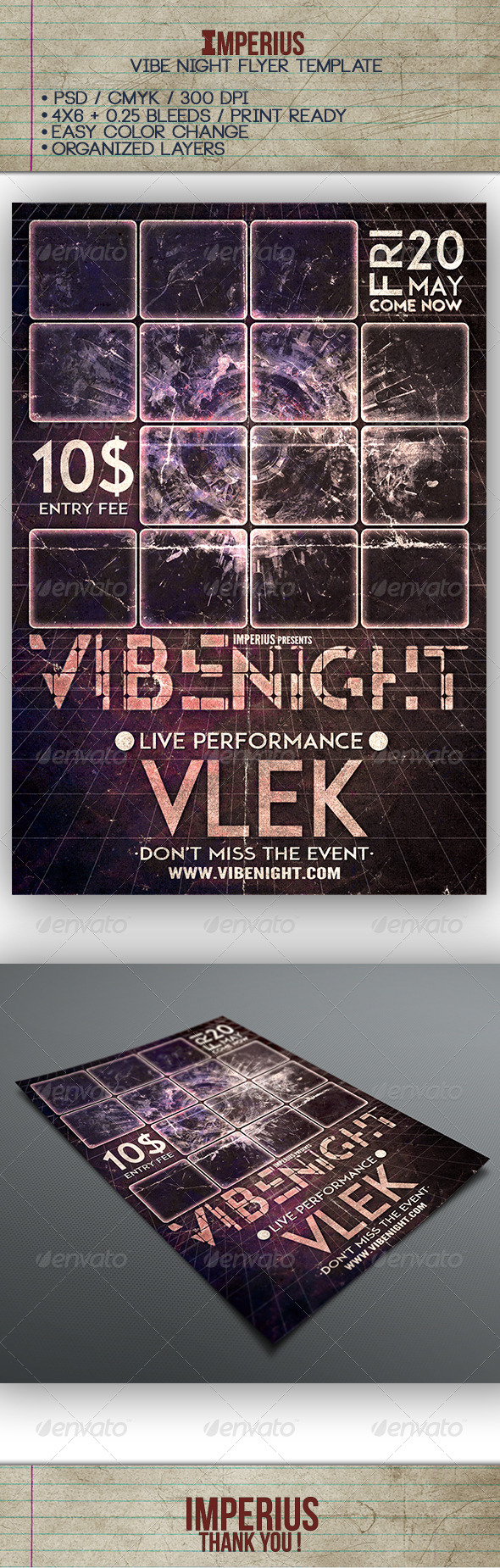 Vibe Night Flyer Vibe Night Flyer