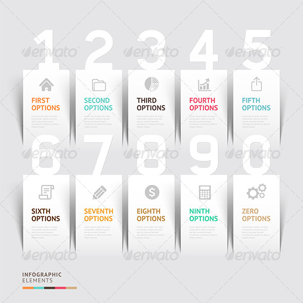 GraphicRiver Modern Infographic Number Options Template 7648444 GraphicRiver Modern Infographic Number Options Template 7648444