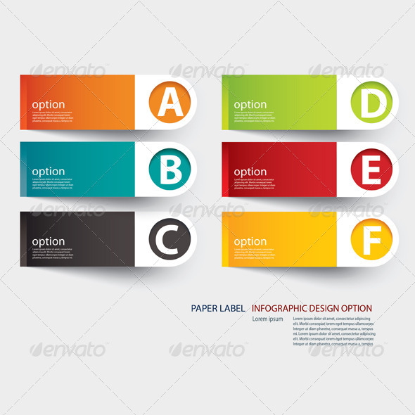 GraphicRiver Abstract Paper Cut Infographics Template 6884407 GraphicRiver Abstract Paper Cut Infographics Template 6884407