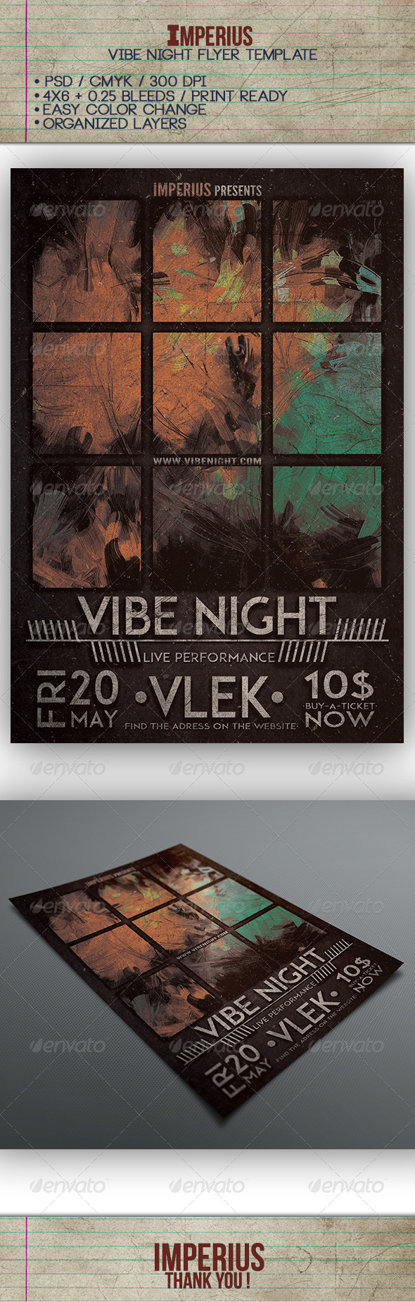 Vibe Night Flyer Vibe Night Flyer