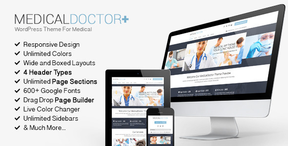 MedicalDoctor - WordPress Theme For Medical - Health & Beauty Retail