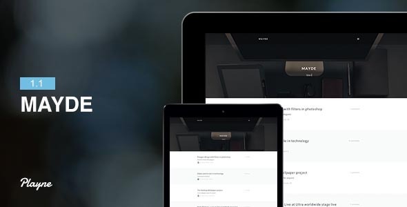 Mayde - Refreshing Blogging Theme