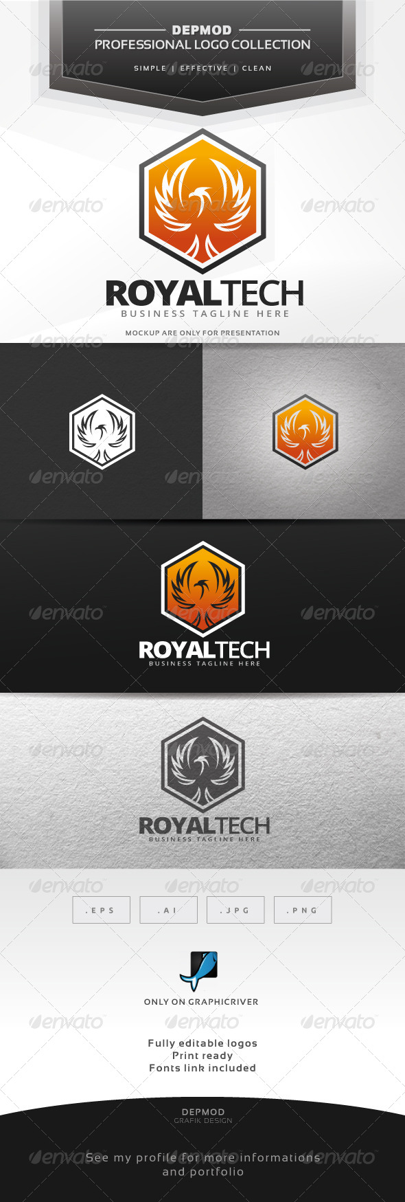 Royal Tech Logo - Symbols Logo Templates