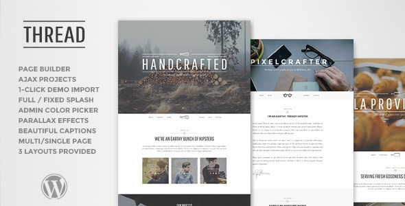 Thread - Multi-Purpose One + Multi Page Theme