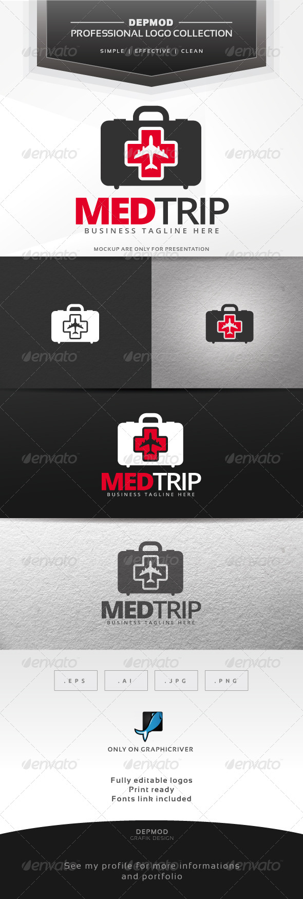 Med Trip Logo - Symbols Logo Templates