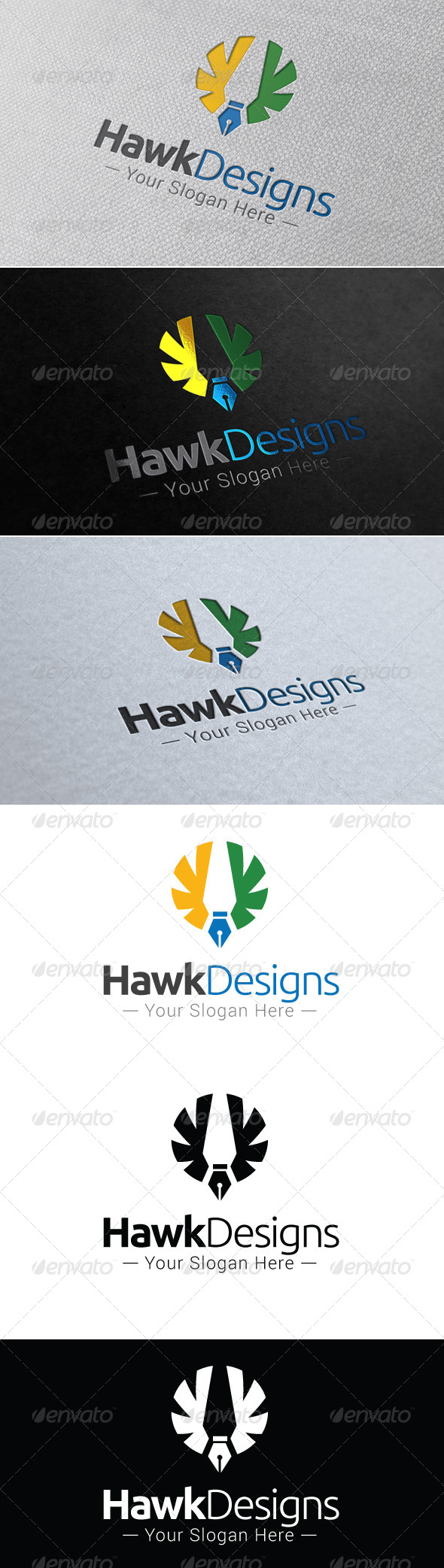 Hawk Designs Logo Template Hawk Designs Logo Template