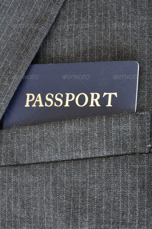 Passport in Suit Coat Pocket