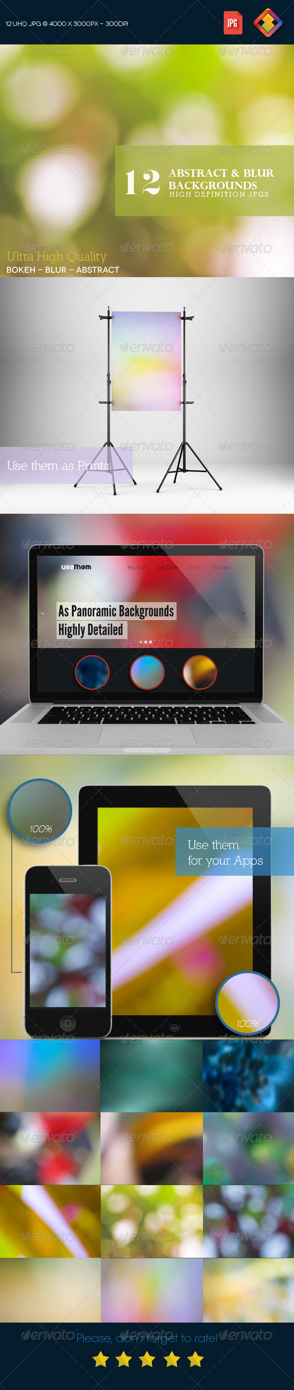 12HD Abstract & Blur Backgrounds V5 12HD Abstract & Blur Backgrounds V5