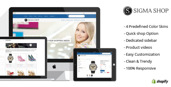 Sigma | Responsive Multipurpose Shopify Theme