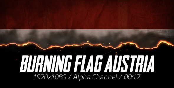 Burning Flag Austria Burning Flag Austria