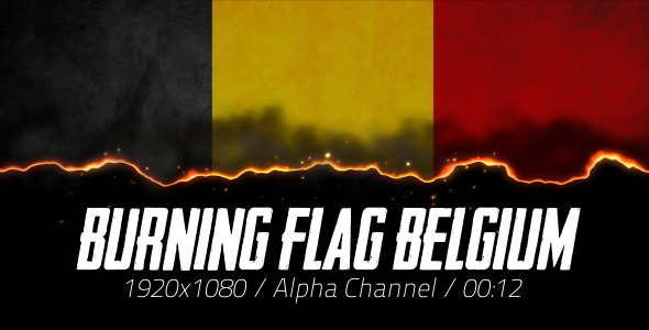 Burning Flag Belgium Burning Flag Belgium