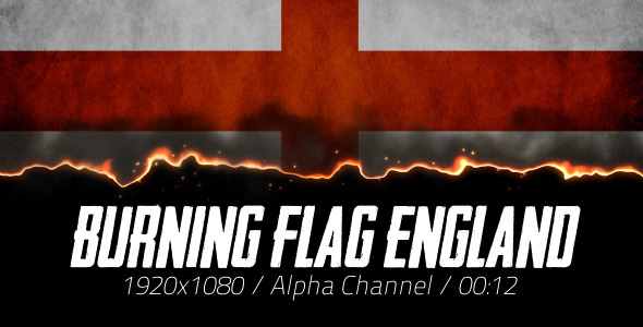 Burning Flag England Burning Flag England