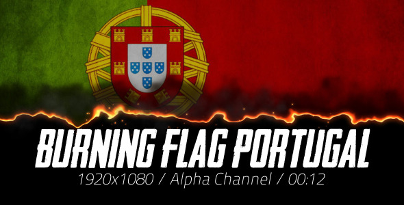 Burning Flag Portugal Burning Flag Portugal