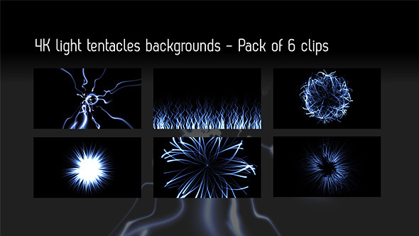 Light Tentacles Backgrounds 6 Videos With Matte Light Tentacles Backgrounds 6 Videos With Matte