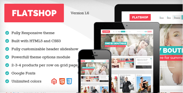 Flatshop - Responsive Magento Theme