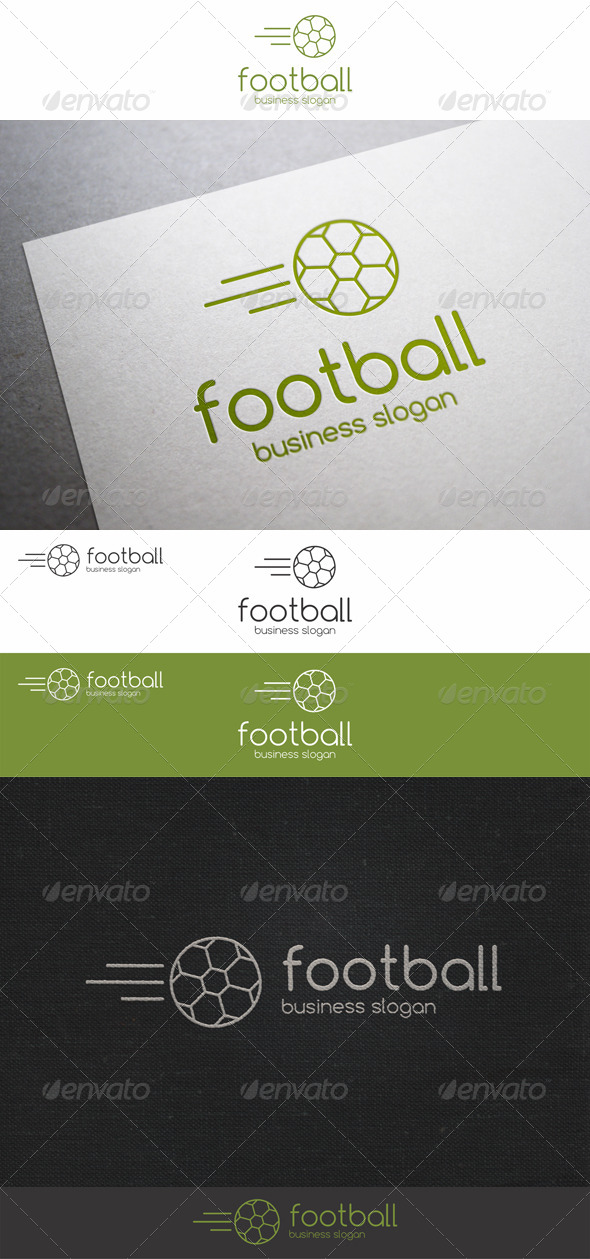 Soccer Fast Ball Logo - Symbols Logo Templates