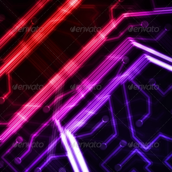 Neon Circuit Board Neon Circuit Board