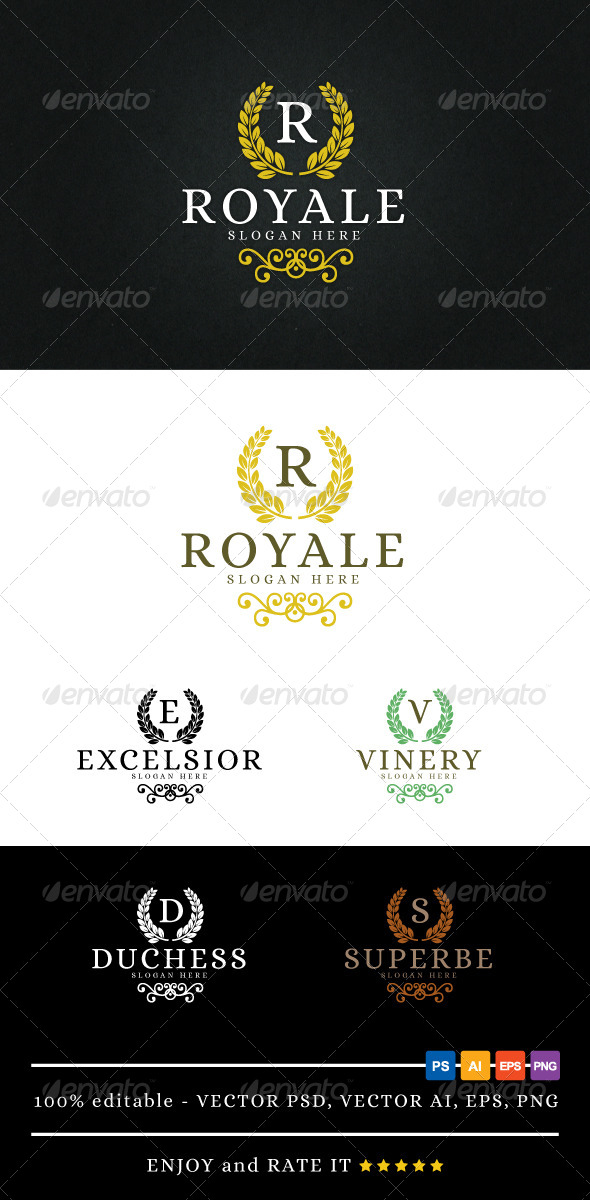 Royale - Logo Template - Letters Logo Templates