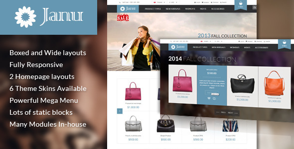 Janu - Responsive Multipurpose Magento Theme