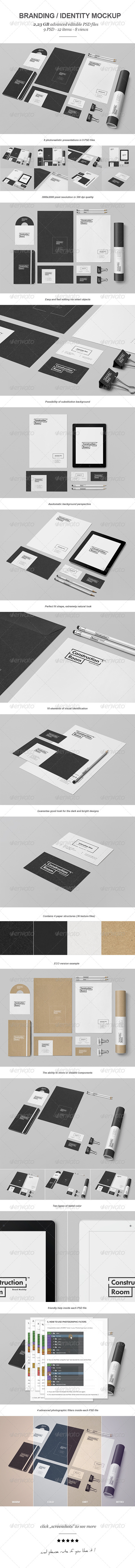 Branding Identity Mock-up V Branding Identity Mock-up V