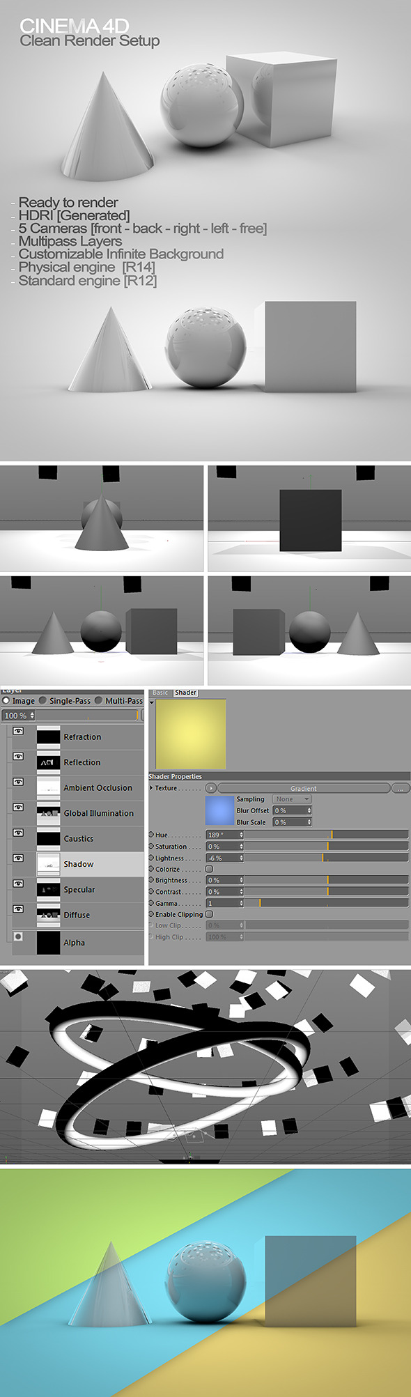 3DOcean Clean Infinite Studio & HDRI 7686280 3DOcean Clean Infinite Studio & HDRI 7686280