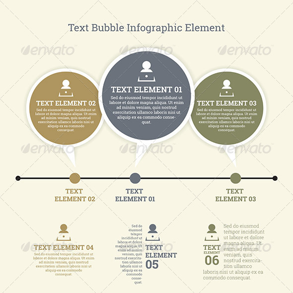 GraphicRiver Text Bubble Infographic Element 7696044 GraphicRiver Text Bubble Infographic Element 7696044