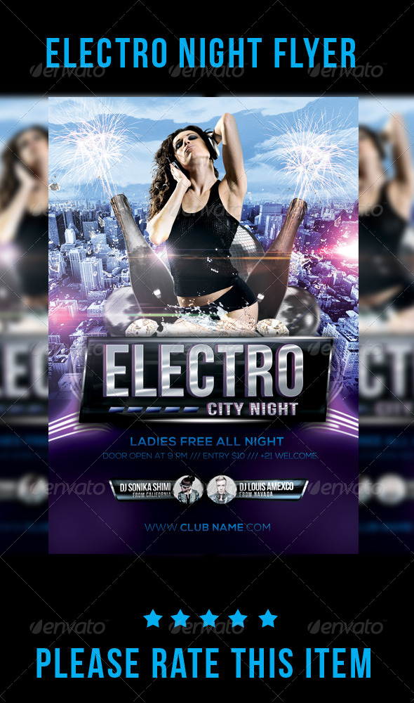 Electro Night Flyer Electro Night Flyer
