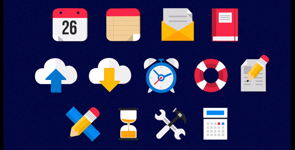 Flat Business Icons Flat Business Icons