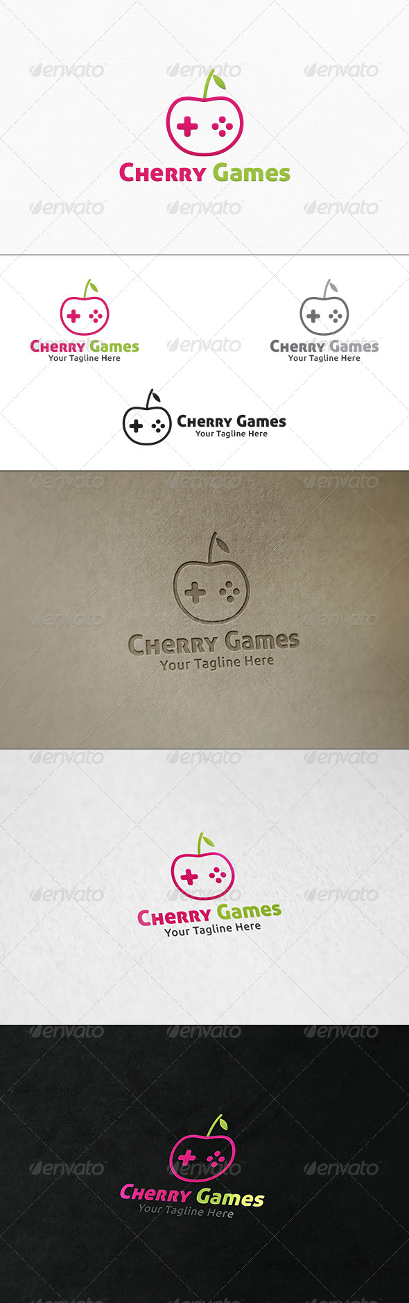 Cherry Games - Logo Template