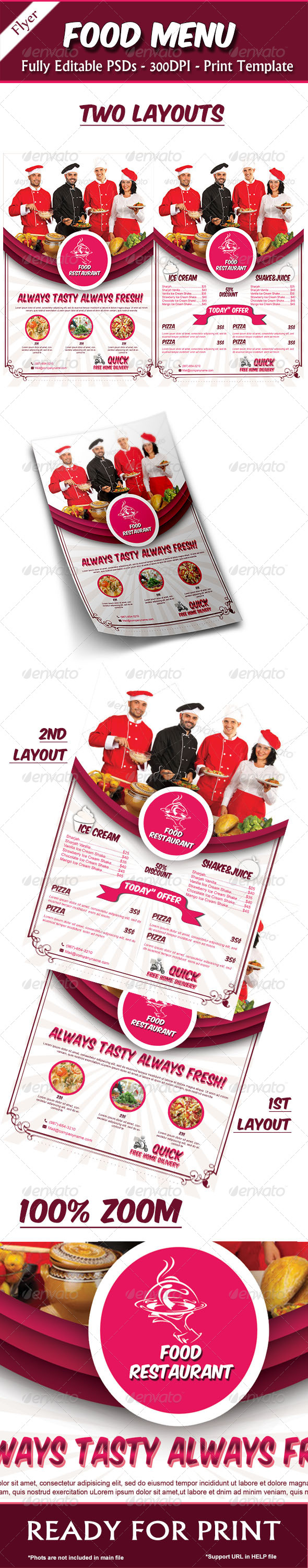 Food Menu Tamplate