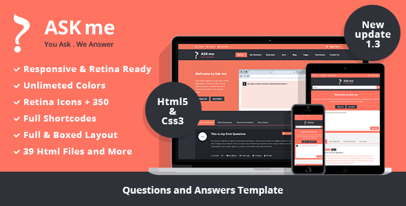 Ask me Responsive Questions and Answers Template Ask me Responsive Questions and Answers Template
