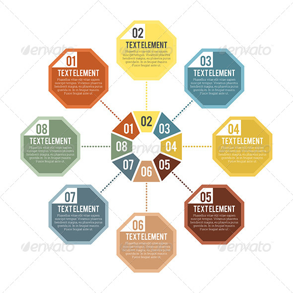 GraphicRiver Octagon Part Infographic 7709196 GraphicRiver Octagon Part Infographic 7709196