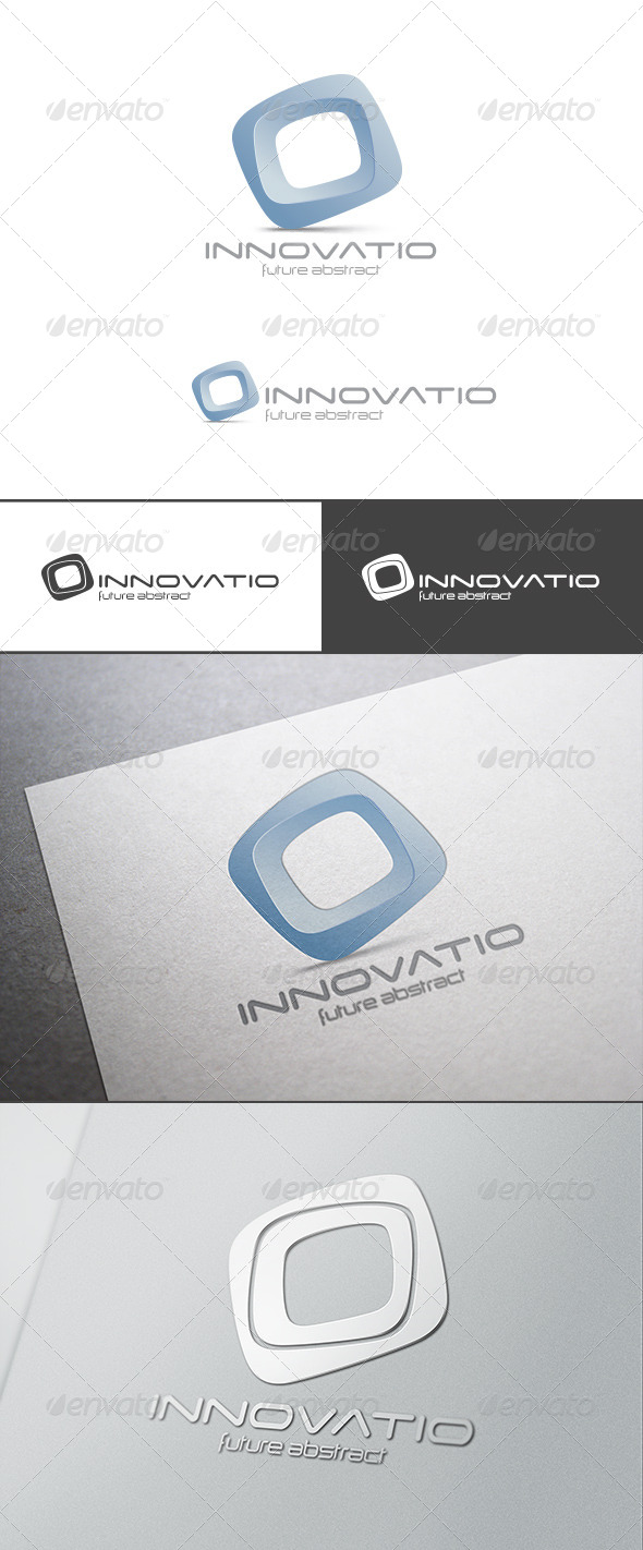 Innvation Logo Abstract 3D Innvation Logo Abstract 3D