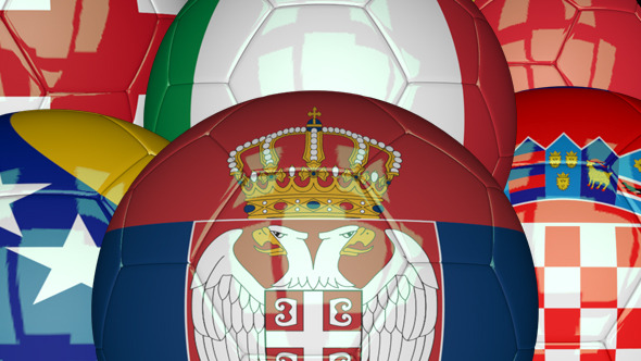 3D Soccer Ball EU Flags Pack 2 3D Soccer Ball EU Flags Pack 2