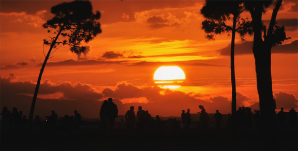 Sunset and People Silhouette 4 Sunset and People Silhouette 4