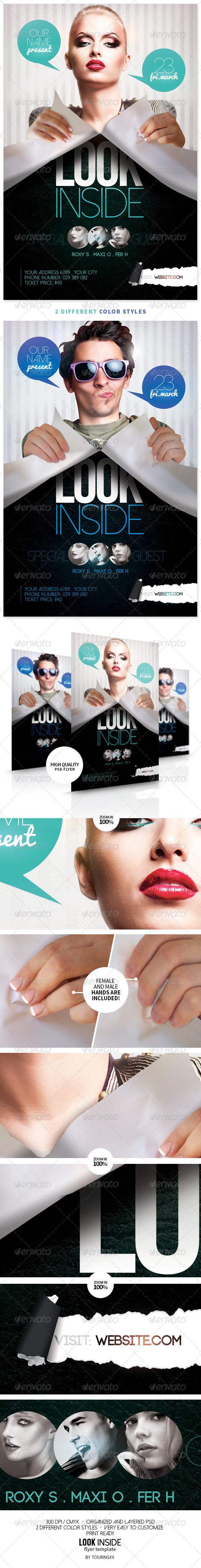 Look Inside Flyer Template - Flyers Print Templates