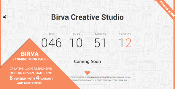 Birva - Creative Coming Soon Theme