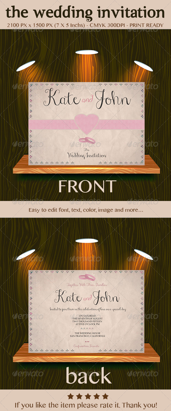 Wedding Invitation Wedding Invitation