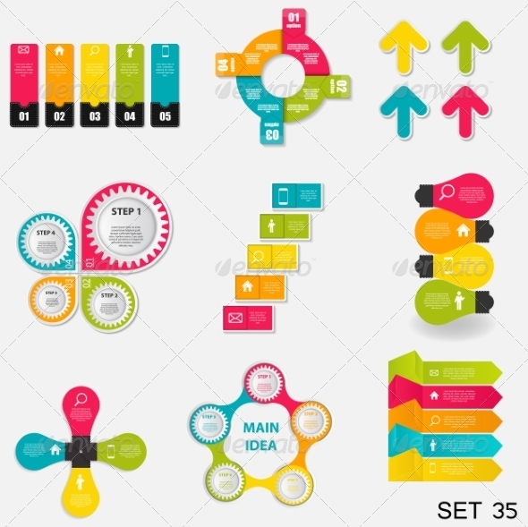 Collection of Infographic Templates for Business Collection of Infographic Templates for Business