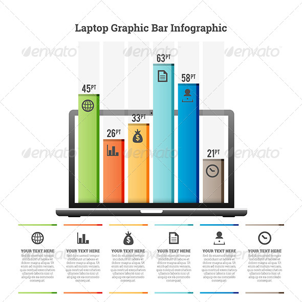 GraphicRiver Laptop Graphic Bar Infographic 7726653 GraphicRiver Laptop Graphic Bar Infographic 7726653