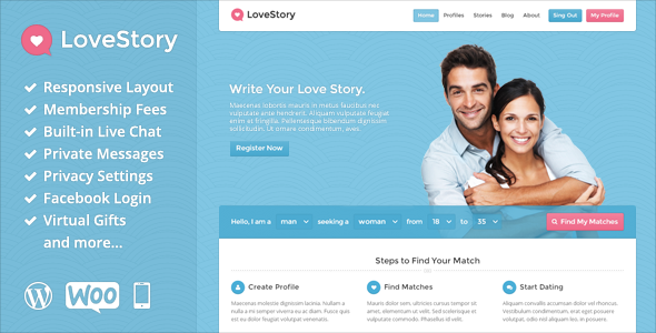 LoveStory - Dating WordPress Theme - Miscellaneous WordPress