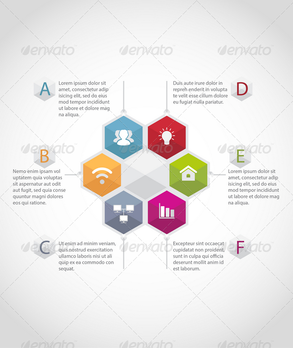 Hexagon Infographic Template