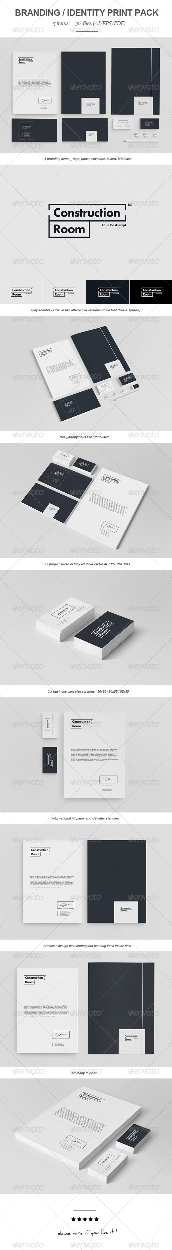 Construction Room Branding Print Pack Construction Room Branding Print Pack